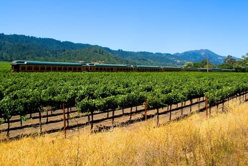 travel tech napa valley wine train