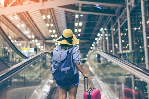 passport girl traveling