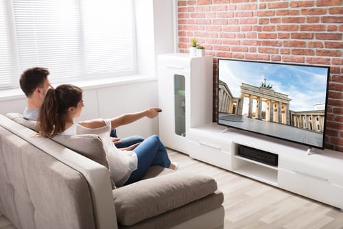 passport watching tv