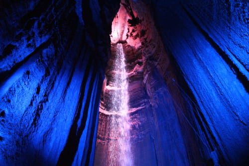 Ruby Falls, Tennessee waterfalls