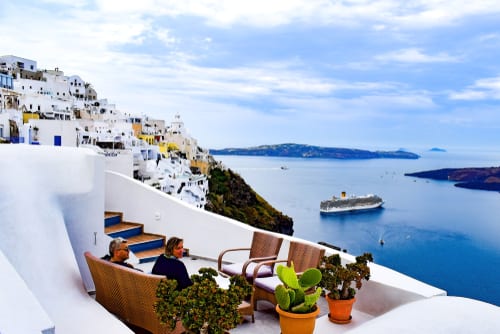 santorini september