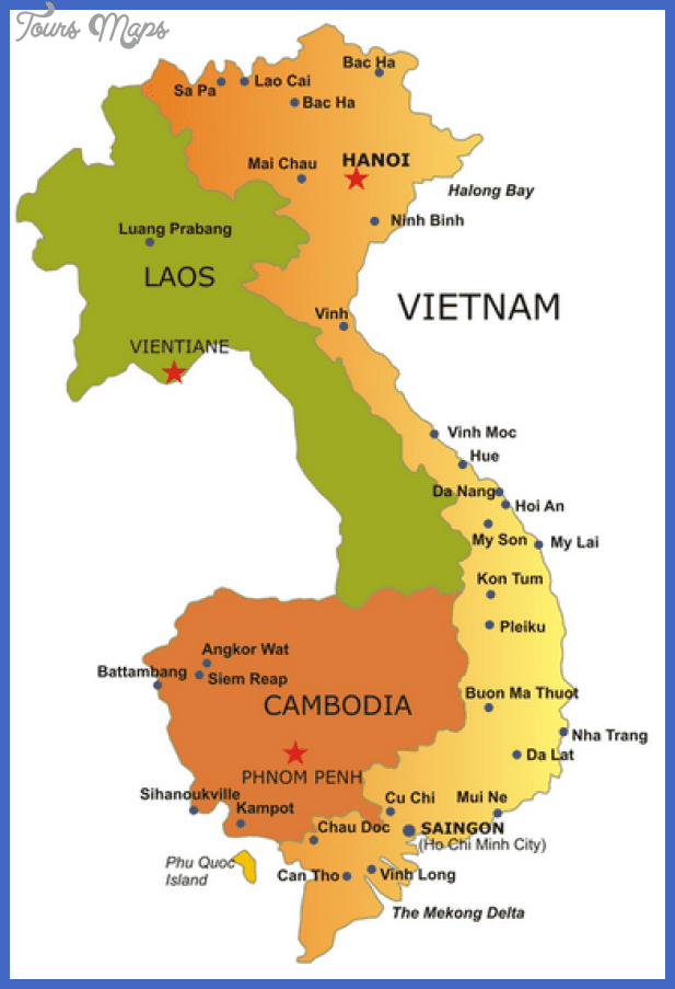 Vietnam map